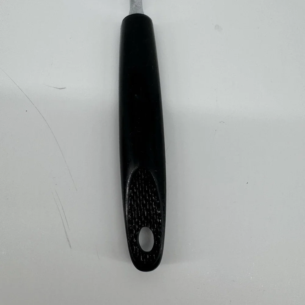 Vintage Ecko Chromium Plated Slotted Serving Spoon USA Retro Kitchen Cooking